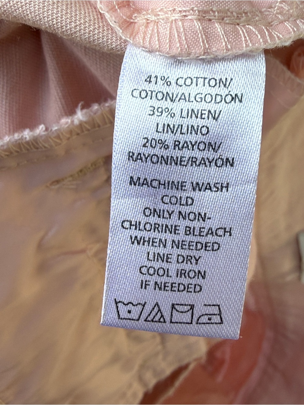 Anne Taylor LOFT Womens Pink Tie-Waist Shorts - Picture 8 of 8